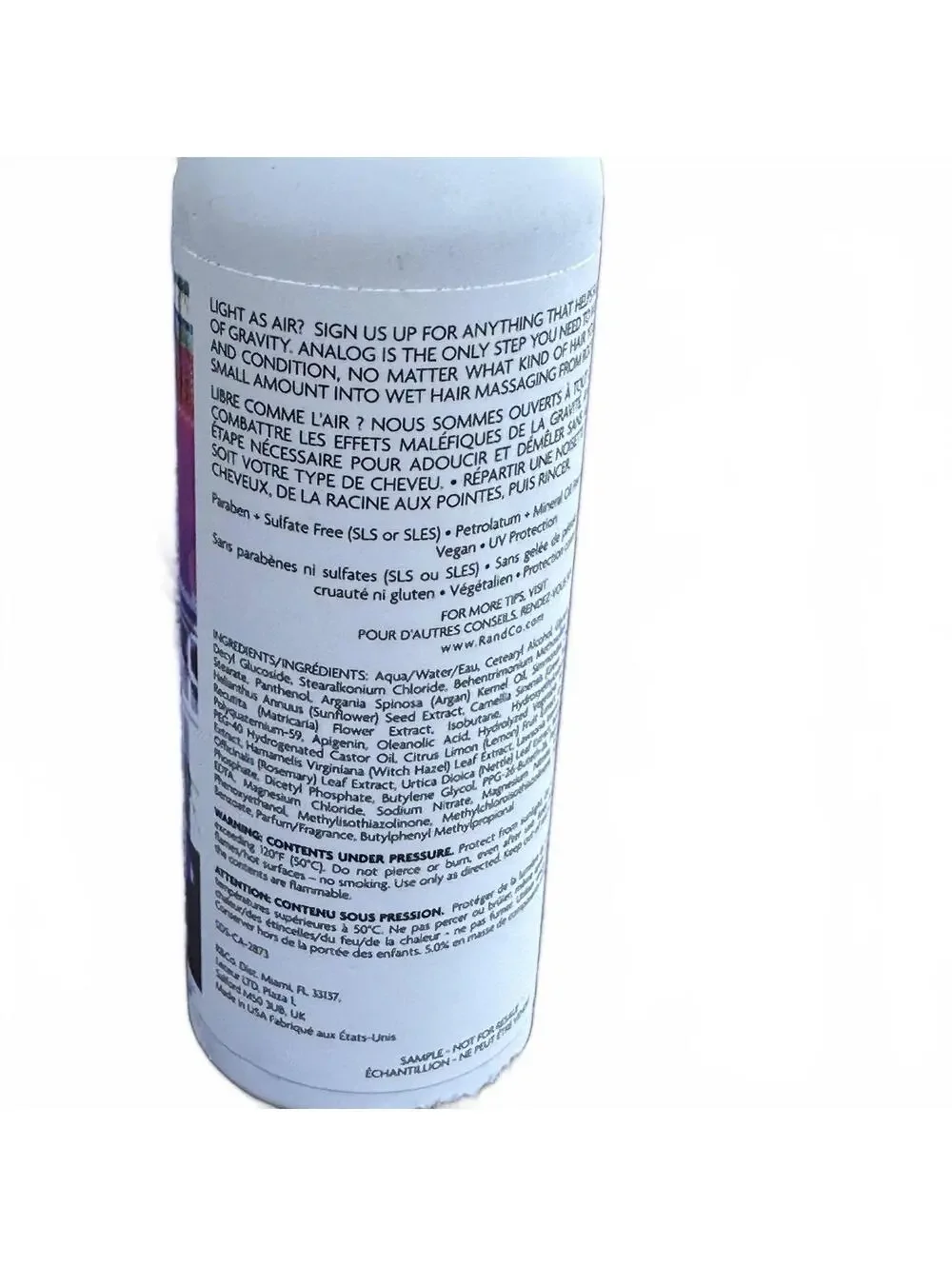 R+Co Analog Cleansing Foam Conditioner travel 45 ml 1.5 oz